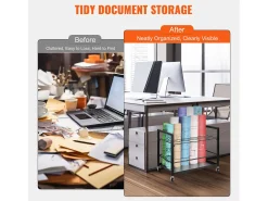 Suporte Móvel para Armazenamento de Planos SucceBuy, 20 Compartimentos, Armazenamento Organizado de Documentos