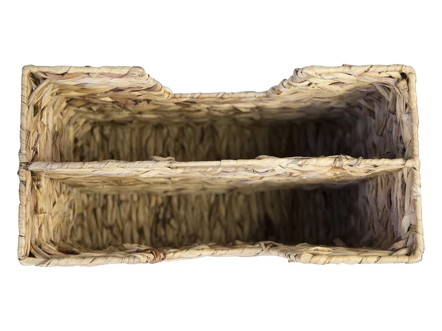 Suporte para Jornais 40x34x20 cm Natural em Capim Marinho
