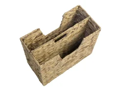 Suporte para Jornais 40x34x20 cm Natural em Capim Marinho