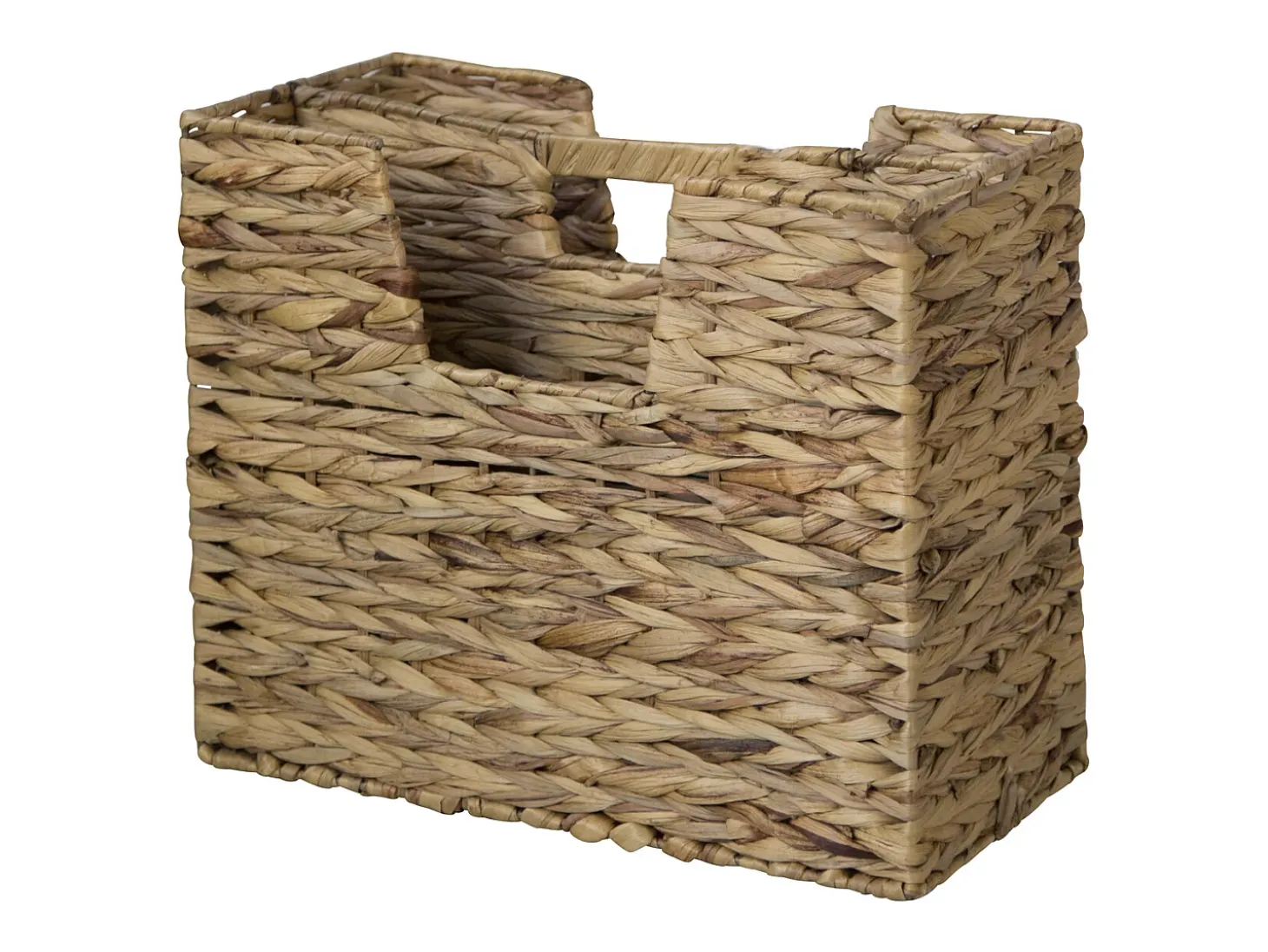 Suporte para Jornais 40x34x20 cm Natural em Capim Marinho