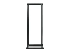 Suporte para lenha com base 37x37x113 cm aço preto PT687216