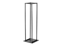Suporte para Lenha SucceBuy de Aquecimento, 33 x 32 x 112 cm, Armazenamento de Lenha Interno, Capacidade de Carga 45,4 kg, Suporte de Armazenamento para Lenha Alto