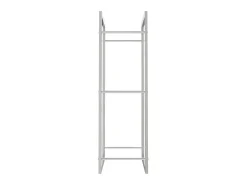 Suporte para lenha 50x28x94 cm aço inoxidável PT824063