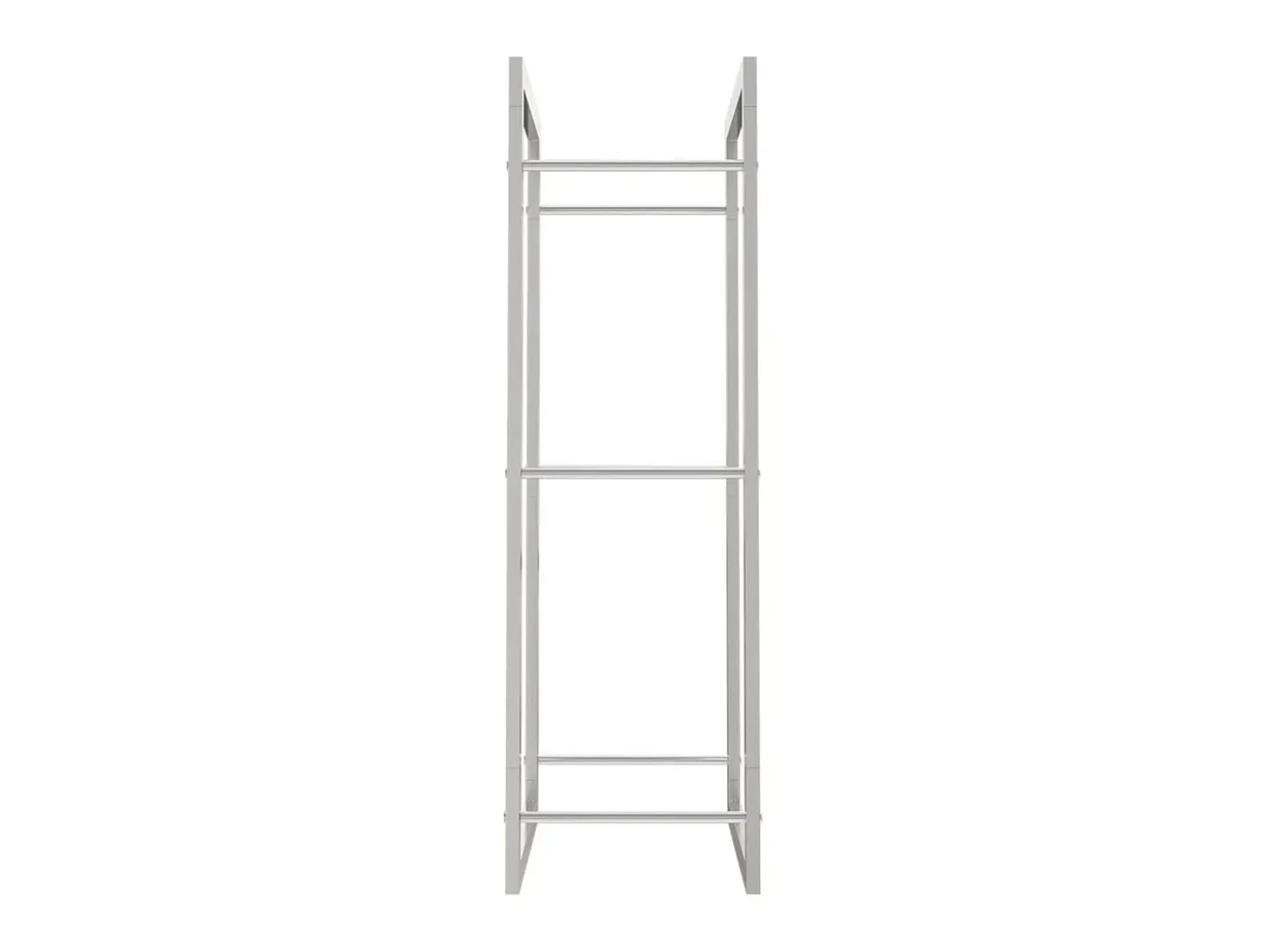 Suporte para lenha 50x28x94 cm aço inoxidável PT824063