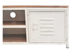 Suporte para TV aparador design prático unidade de TV branca de 120 cm 2502292