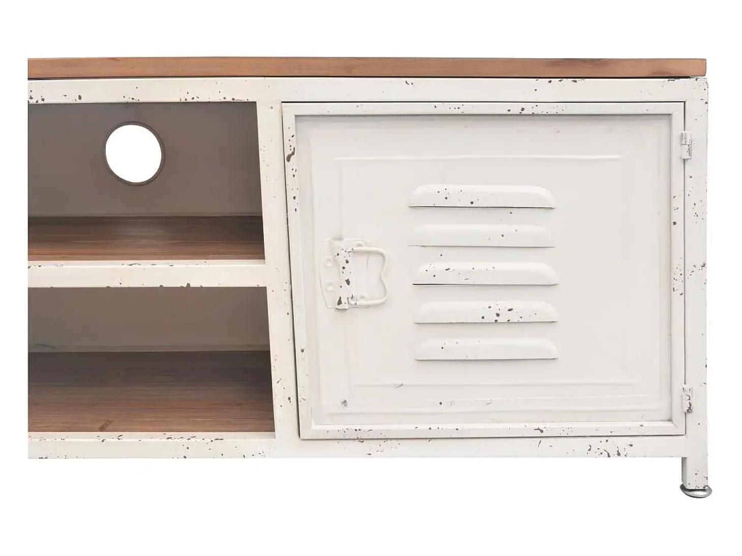 Suporte para TV aparador design prático unidade de TV branca de 120 cm 2502292