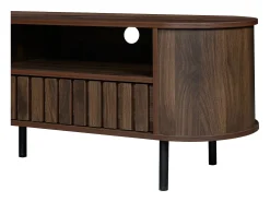 Suporte para TV com 2 gavetas - Madeira MDF - Cor castanho