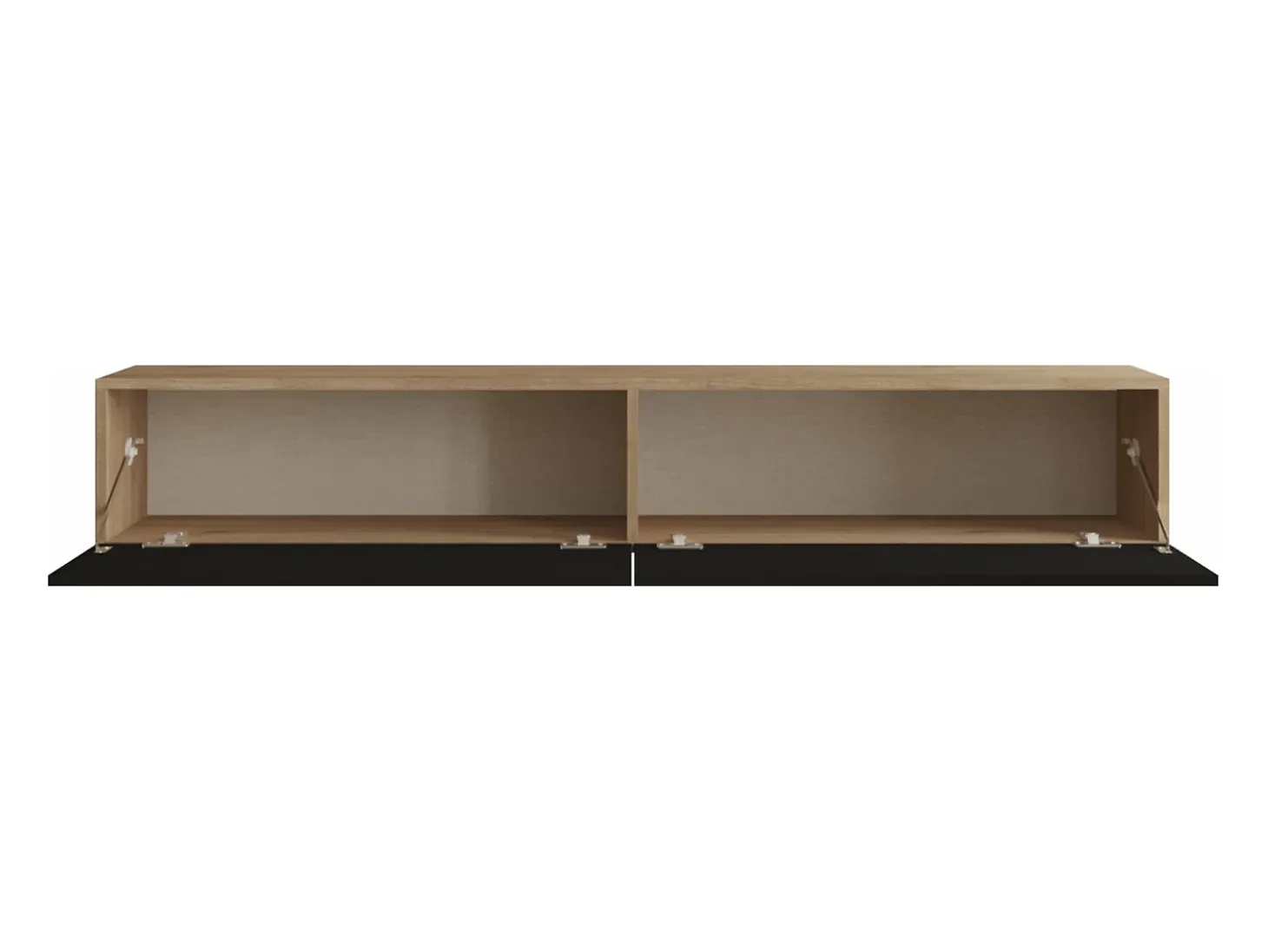Suporte para TV com 2 portas 29,5 x 180 x 31,5 cm efeito carvalho preto 03_0007786