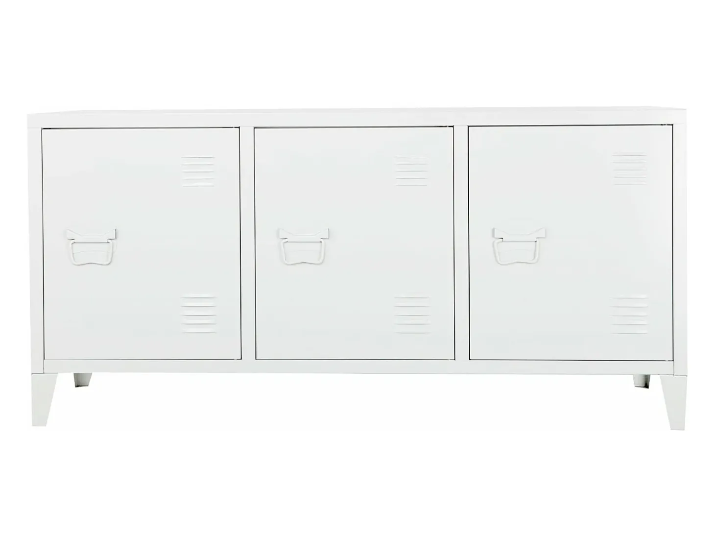 Suporte para TV com 3 portas 58 x 113 x 40 cm branco 03_0007764