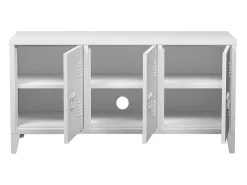 Suporte para TV com 3 portas 58 x 113 x 40 cm branco 03_0007764