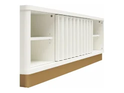 Suporte para TV com 2 prateleiras abertas em MDF Expresso