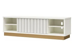 Suporte para TV com 2 prateleiras abertas em MDF Expresso
