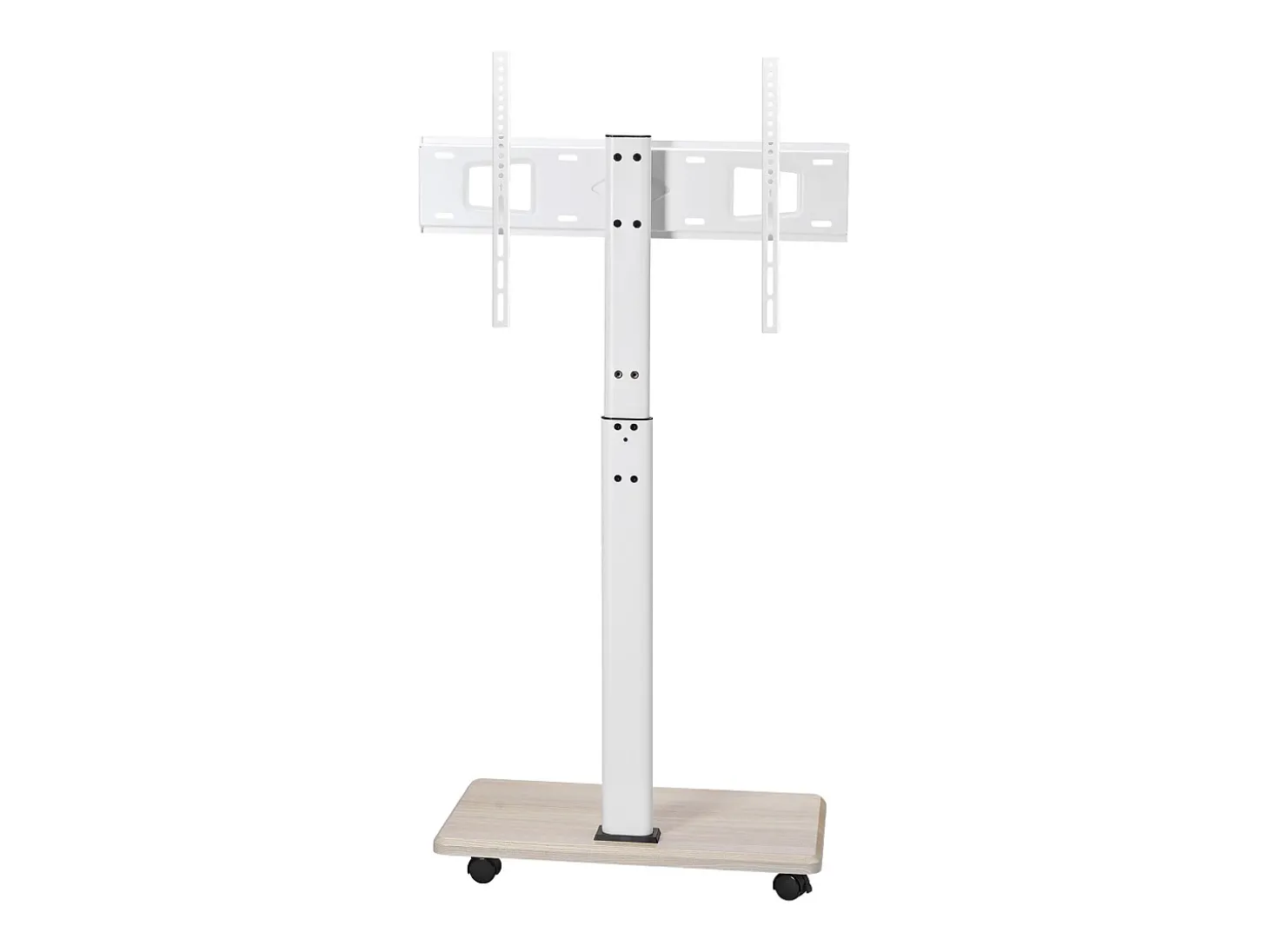 Suporte para TV com Rodízios SucceBuy, Ecrãs de 812,8-1778 mm,Carrinho Móvel, Rotação de 25°, Altura Ajustável, 40 kg, VESA 60 x 40 cm,Sala de Estar/Exterior