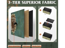 Suporte para TV LED, mesa para TV de 108 cm, com gaveta de tecido, suporte para TV de sala de estar com espaço de armazenamento, colorido