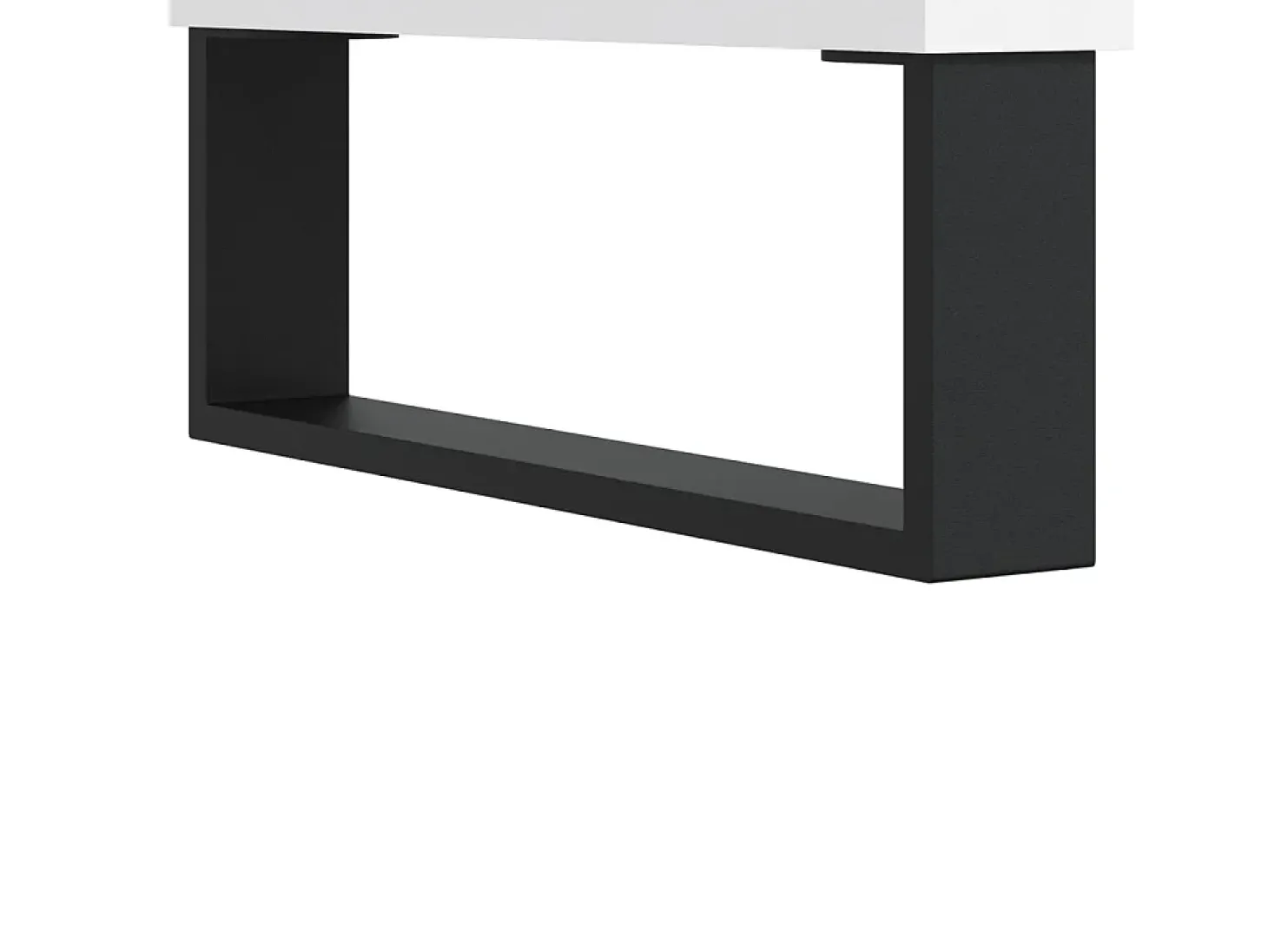 Suporte para TV multimídia prateleira para TV aparador armário para TV sala de jantar sala de estar quarto 103,5 x 30 x 50 cm madeira engenheirada branca 02_0025640