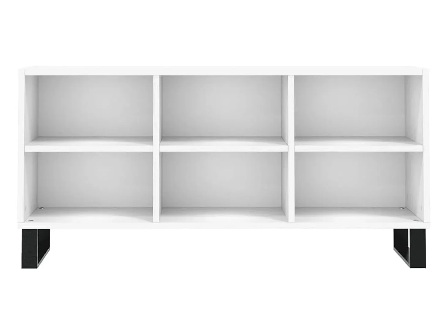 Suporte para TV multimídia prateleira para TV aparador armário para TV sala de jantar sala de estar quarto 103,5 x 30 x 50 cm madeira engenheirada branca 02_0025640