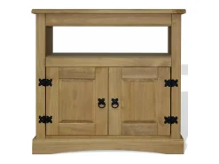 Suporte para TV/aparador design prático pinho mexicano linha Corona 80 cm 2502212