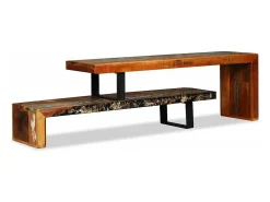 Suporte para TV/aparador design prático madeira maciça reciclada 2502155
