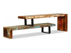 Suporte para TV/aparador design prático madeira maciça reciclada 2502155