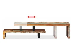 Suporte para TV/aparador design prático madeira maciça reciclada 2502155