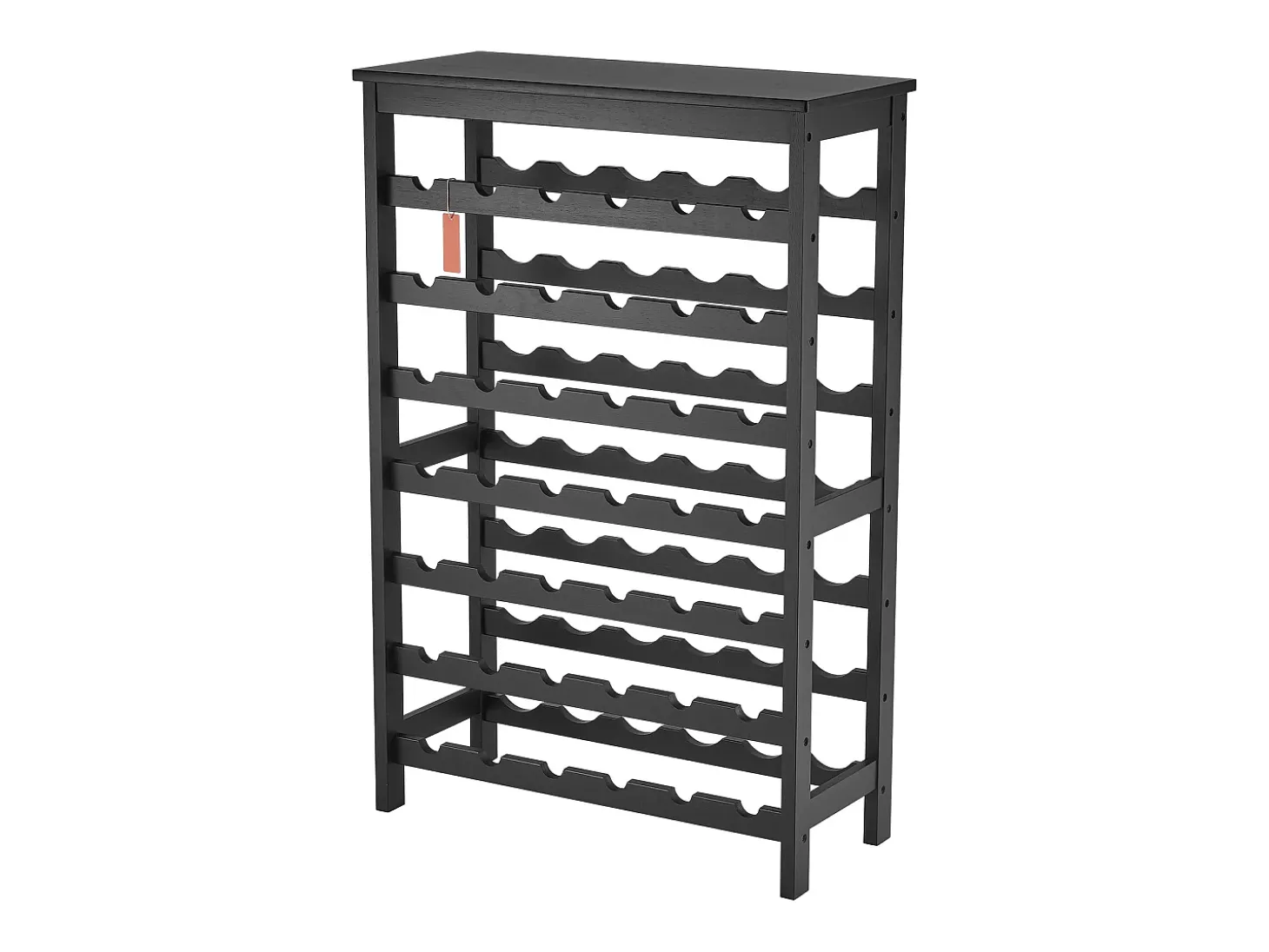 Suporte para Vinhos, SucceBuy Suporte Modular em Bambu para 42 Garrafas, 7 Níveis, com Prateleira de Mesa para Exposição