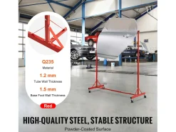Suporte SucceBuy para Tinta Ajustável em Altura, com 8 Ganchos Resistentes e uma Capacidade de Carga Máxima de 30 kg - Organização Perfeita para Projetos