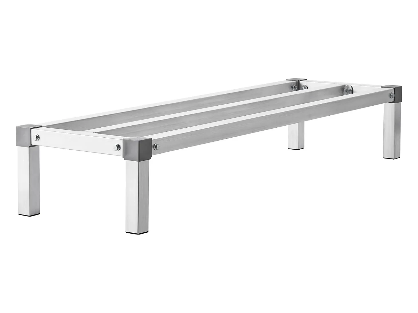 Suporte SucceBuy Rack de Cura de Alumínio Robusto 122 cm x 36 cm x 20 cm, Capacidade de Carga Excepcional de 454 kg - para Armazenamento e Secagem Seguros