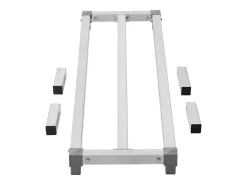 Suporte SucceBuy Rack de Cura de Alumínio Robusto 122 cm x 36 cm x 20 cm, Capacidade de Carga Excepcional de 454 kg - para Armazenamento e Secagem Seguros