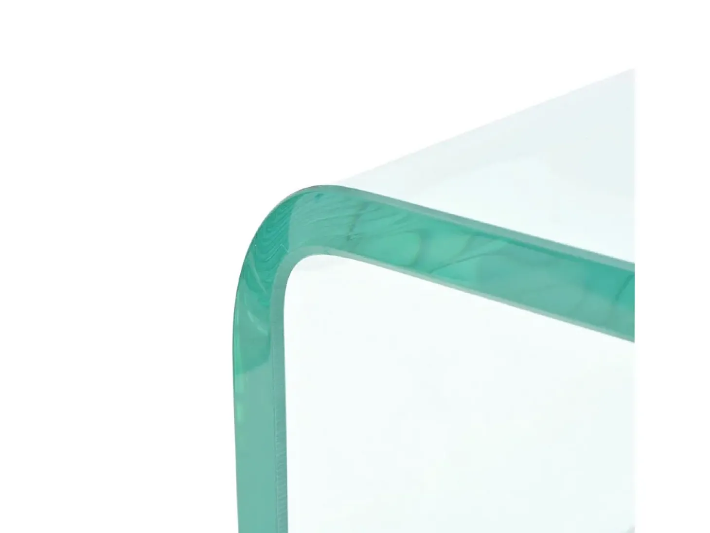 Suporte/aparador de TV prático e de design para monitor de 90 cm vidro transparente 2502254
