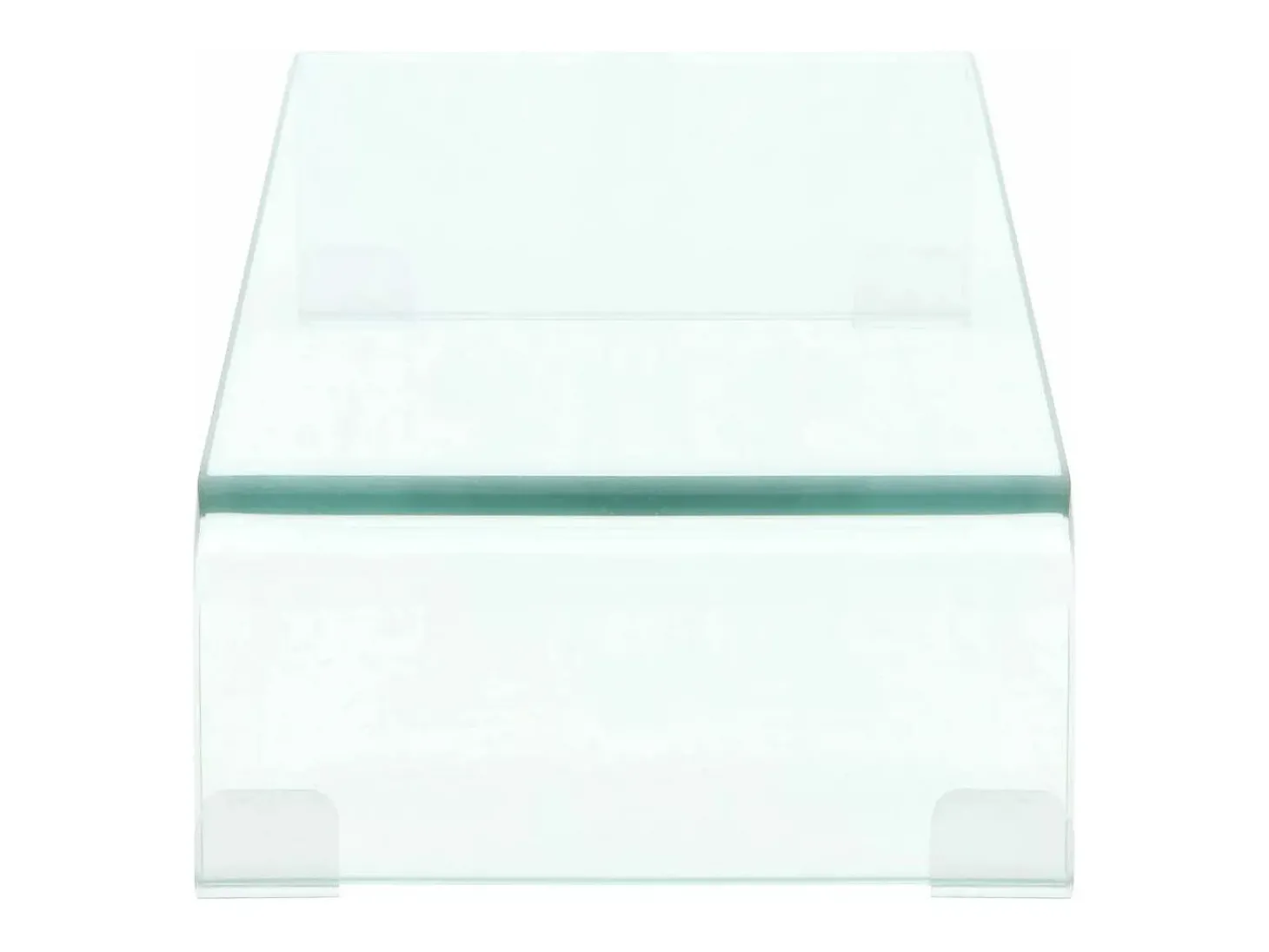 Suporte/aparador de TV prático e de design elegante para monitor de 60 cm vidro transparente 2502256