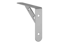 Suportes prateleira 4pcs 15x2,5x11,5 cm aço inoxidável prateado