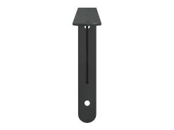 Suportes prateleira 4pcs 30x2,5x15,5 cm aço inoxidável preto