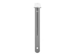 Suportes prateleira 4pcs 40x2,5x25 cm aço inoxidável prateado PT975246