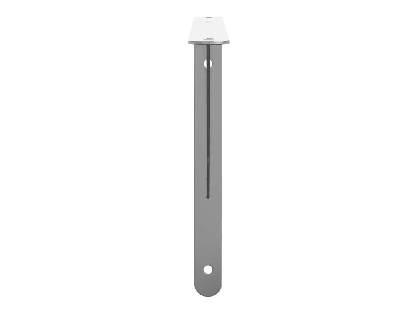 Suportes prateleira 4pcs 40x2,5x25 cm aço inoxidável prateado