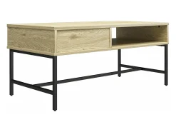 Tamlin | Mesa de apoio com 1 gaveta em MDF Nature
