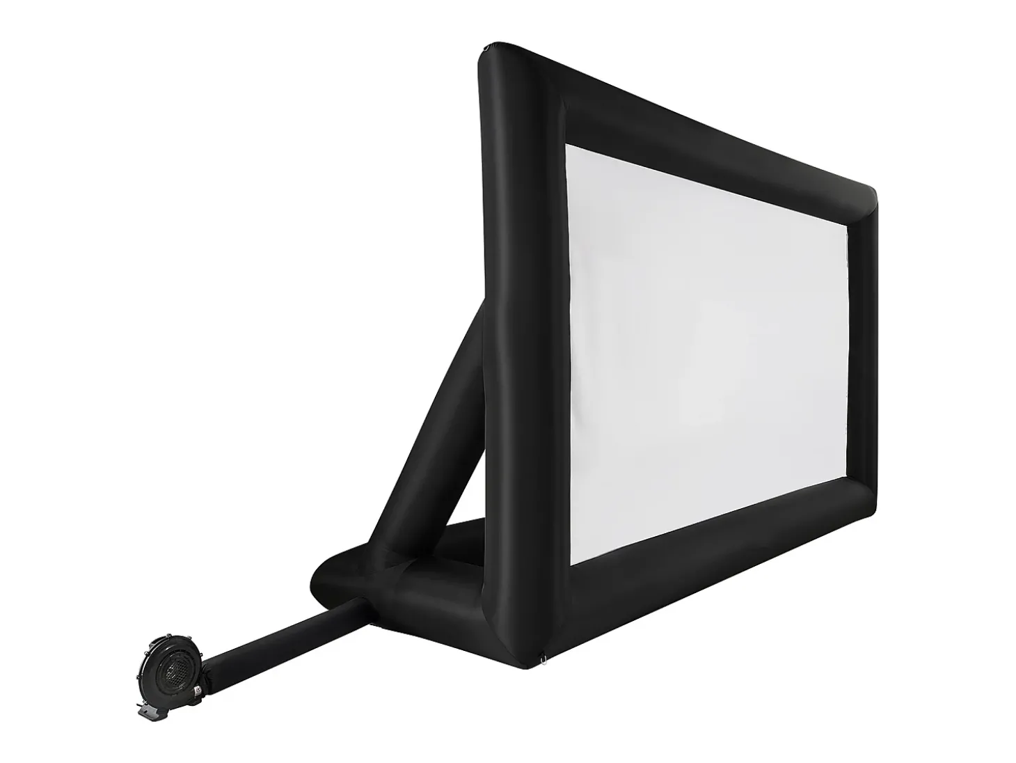 Tela de Projeção Inflável SucceBuy, Fabricada em Material 600D Durável, Incluindo Saco de Armazenamento Portátil, Formato 16:9, 409 x 160 x 272 cm