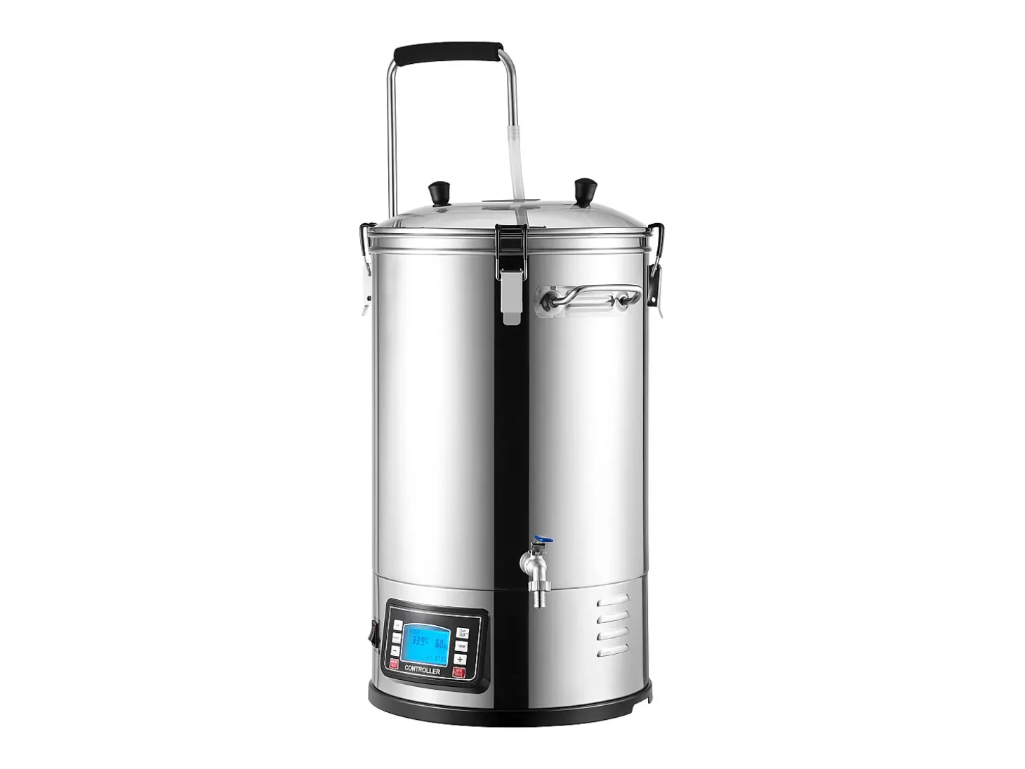 Tina de Mistura SucceBuy | Sistema de Mistura de Cerveja Todo-em-Um Pan com Bomba de Circulação 30 L
