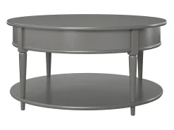 Tinto | Mesa de centro 90 cm em mármore / aço