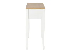 Toucador/mesa consola com 3 gavetas branco