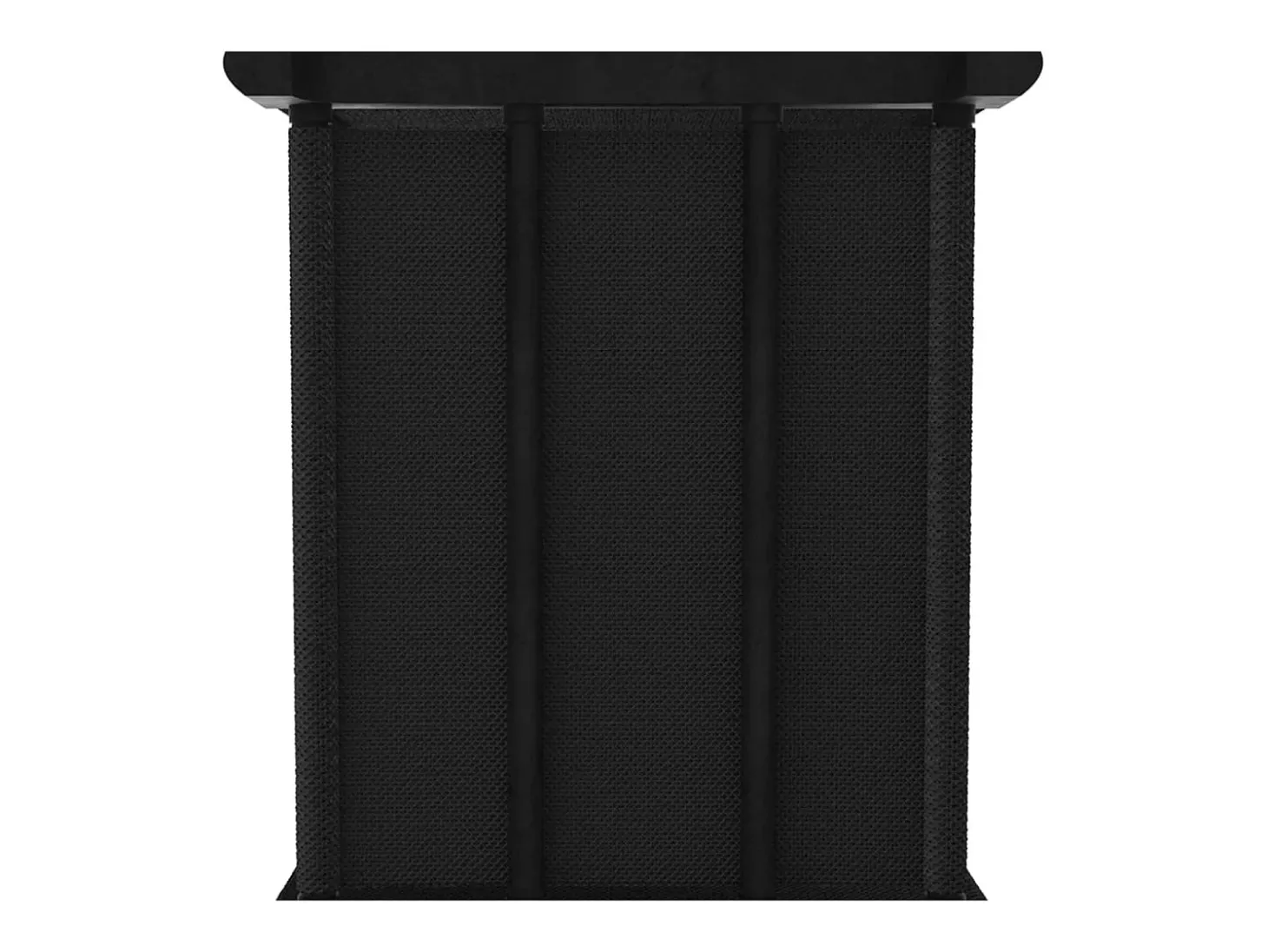 Unid. prateleiras 6 cubos c/ caixas 103x30x72,5cm tecido preto PT425396