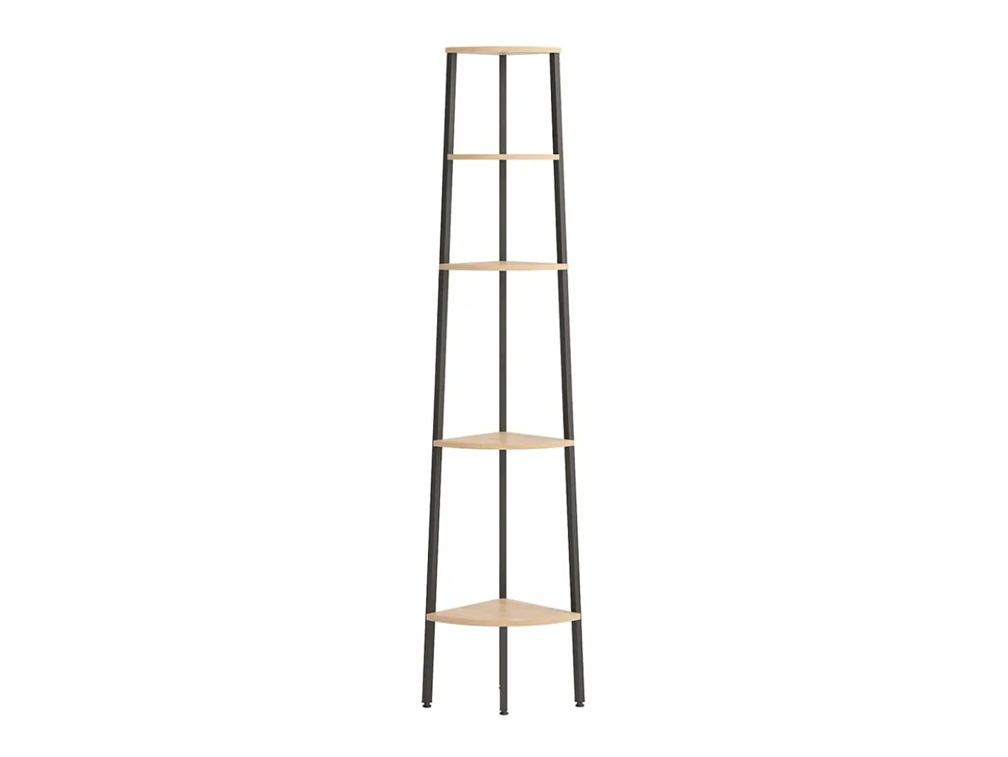 Unidade 5 prat. de canto 45,5x31,5x180 cm castanho-claro/preto PT773860