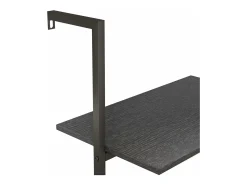 Unidade 4 prateleiras inclinada 64x35x152,5 cm preto