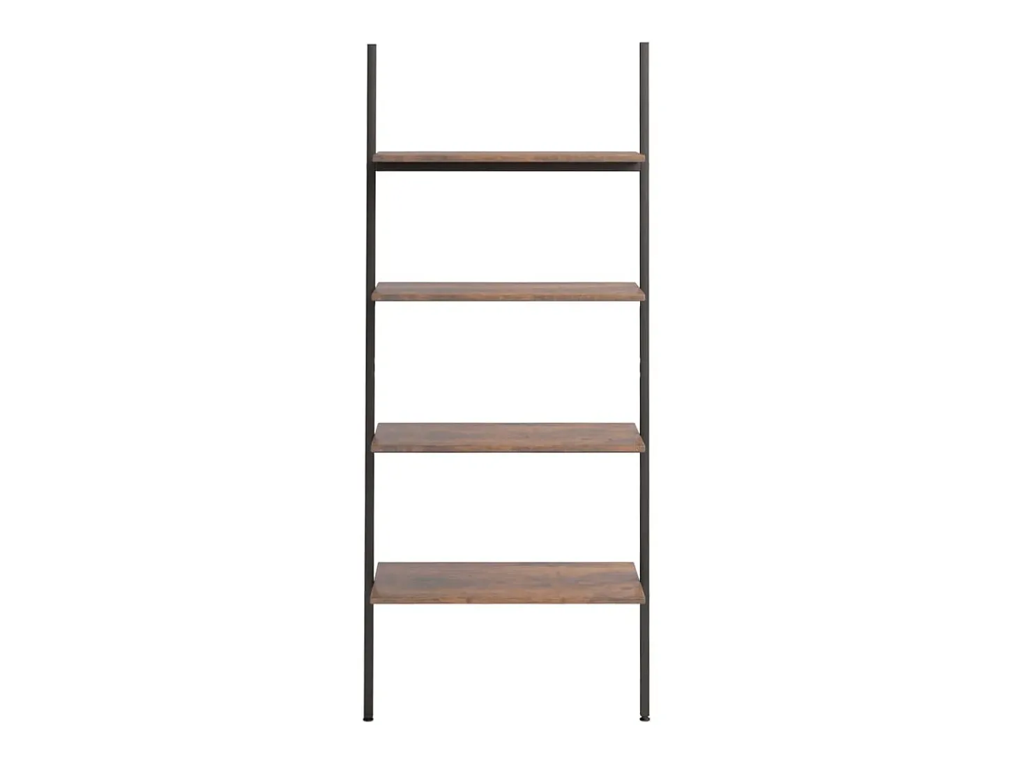Unidade 4 prateleiras 64x34x150,5 cm castanho-escuro e preto PT455136