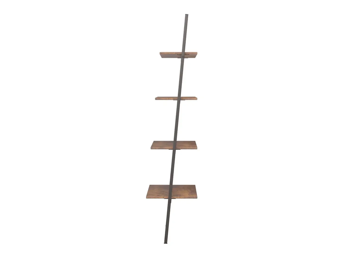 Unidade 4 prateleiras 64x34x150,5 cm castanho-escuro e preto PT455136