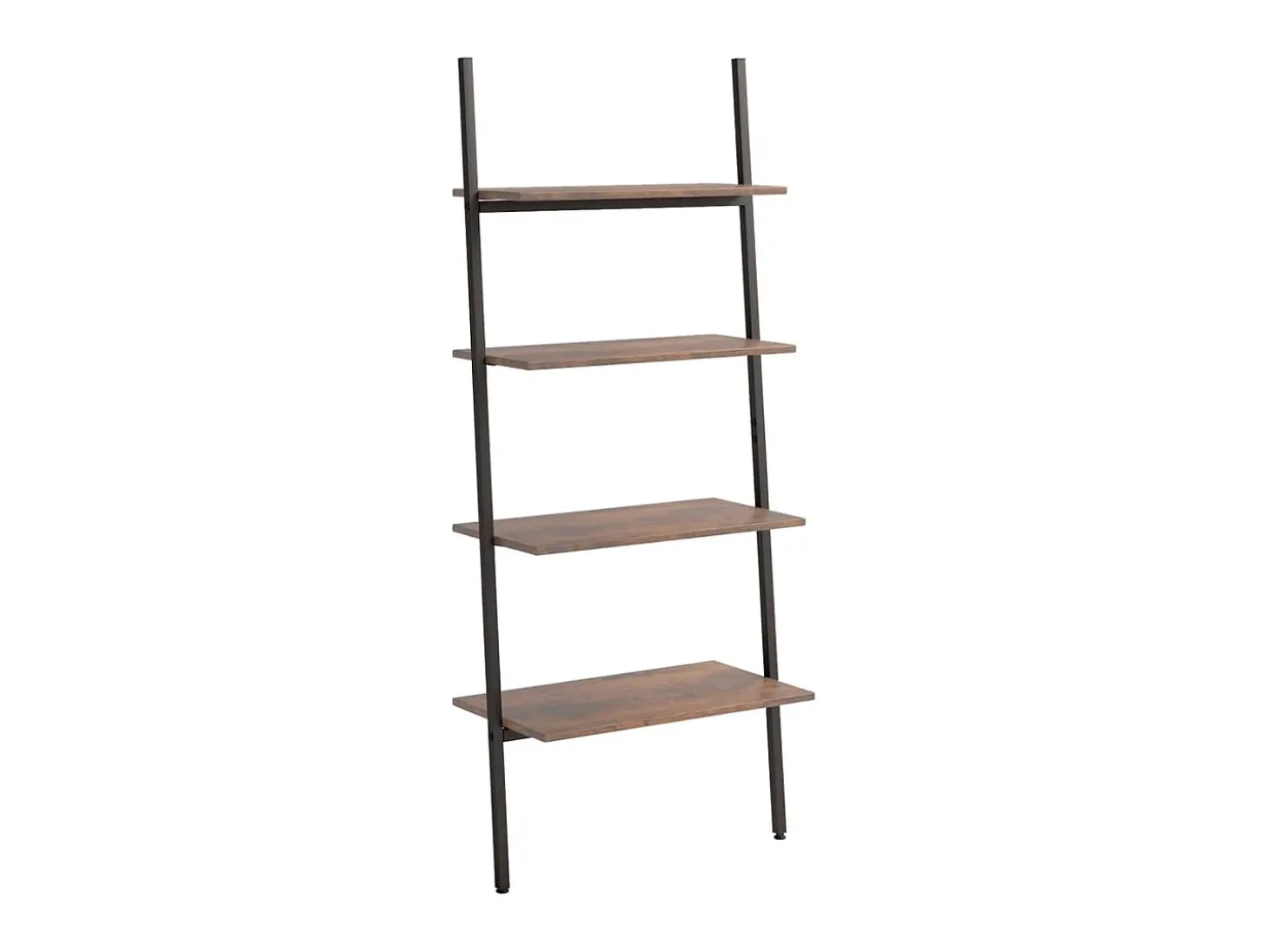 Unidade 4 prateleiras 64x34x150,5 cm castanho-escuro e preto PT455136
