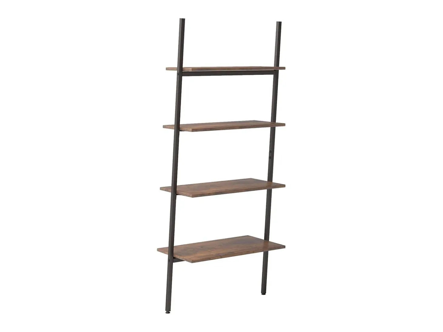 Unidade 4 prateleiras 64x34x150,5 cm castanho-escuro e preto PT455136