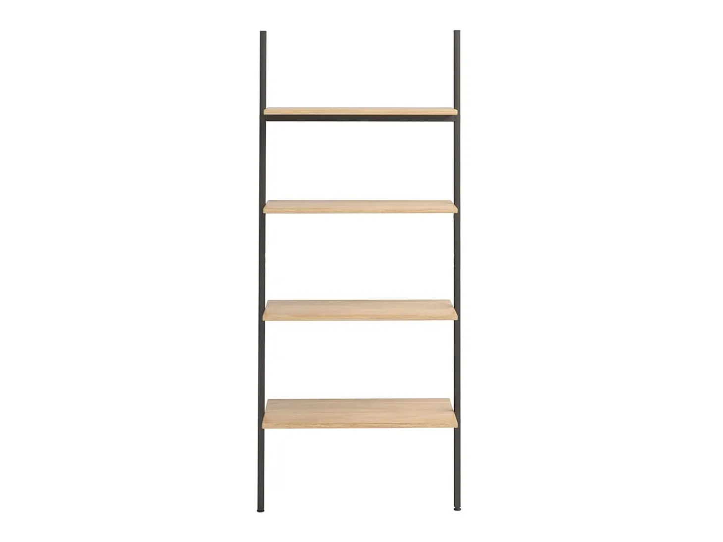 Unidade 4 prateleiras 64x34x150,5 cm castanho-claro e preto PT188366