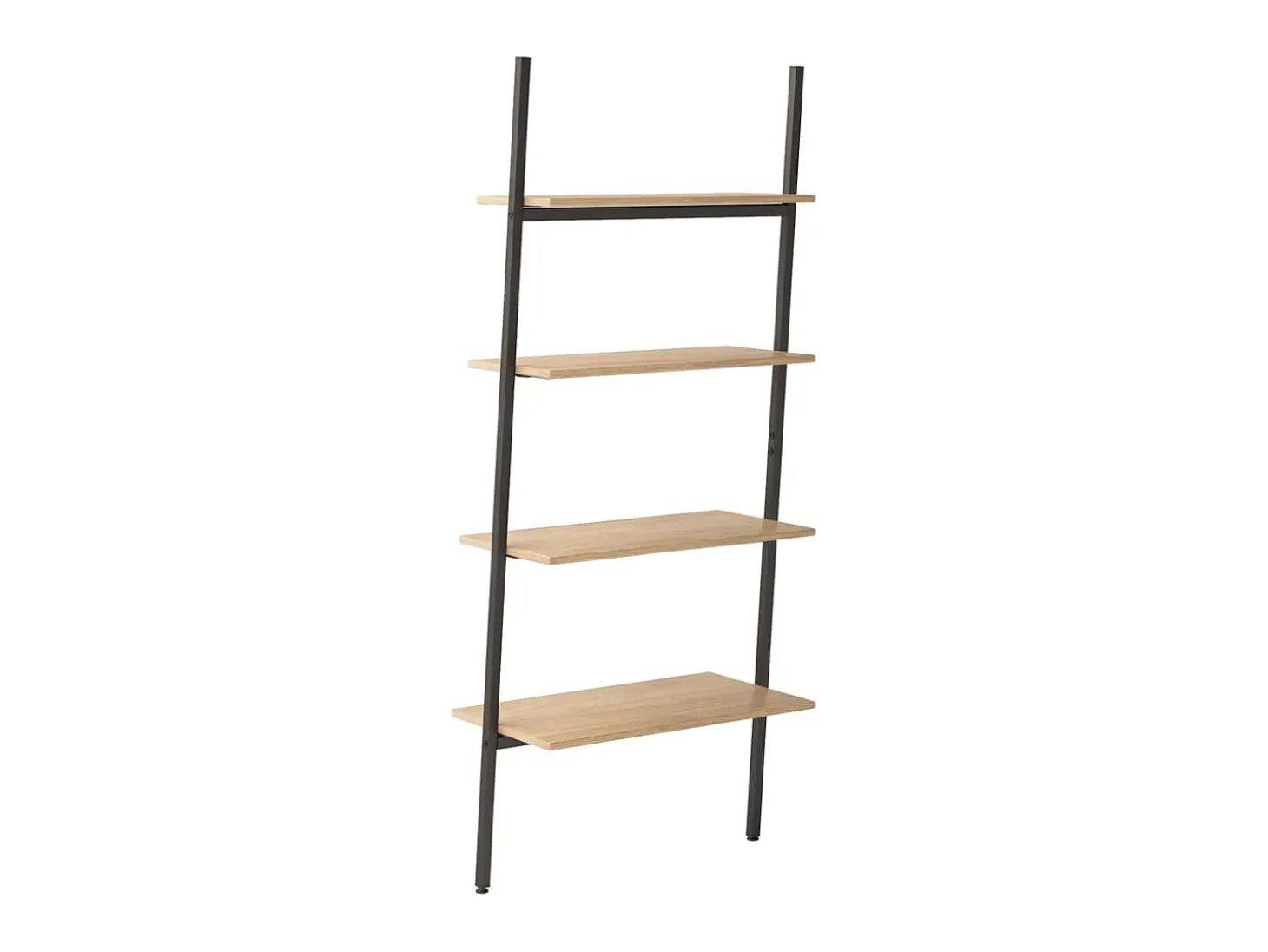 Unidade 4 prateleiras 64x34x150,5 cm castanho-claro e preto PT188366