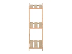Unidade arrumação 3 prateleiras 60x28,5x90 cm pinho maciço PT842514