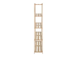 Unidade arrumação 5 prateleiras 170x28,5x170 cm pinho maciço PT293257